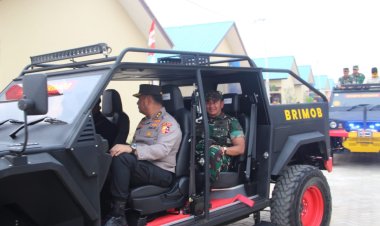 Pangdam XII/Tpr Bersama Forkopimda Dampingi Kunjungan Kerja Kapolri di Satbrimob Polda Kalbar