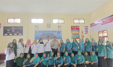 Aiptu Romiyanto Bersama DPAC Geranat Peranap Gerakan Nasional Anti Narkotika Sosialisasikan Narkoba 