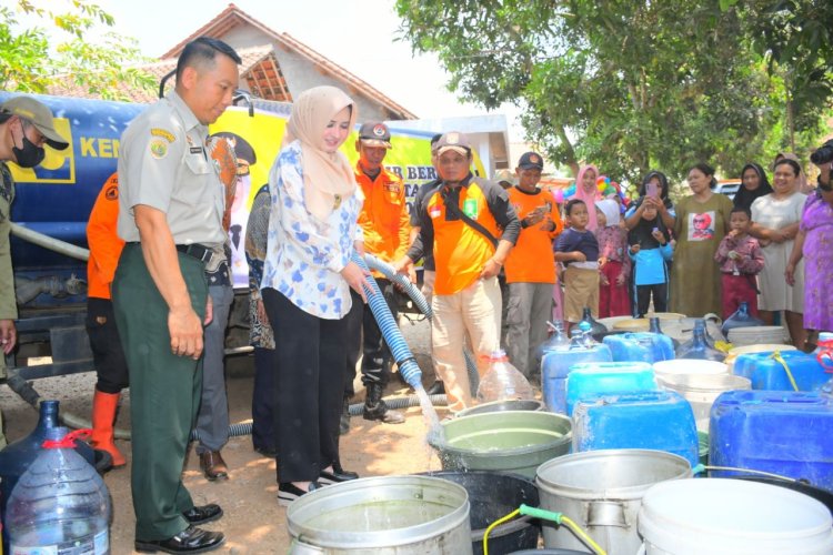 Bupati Optimis Pembangunan Tower Air Tuntaskan Masalah Kekeringan di Desa Kaligawe Karangdadap