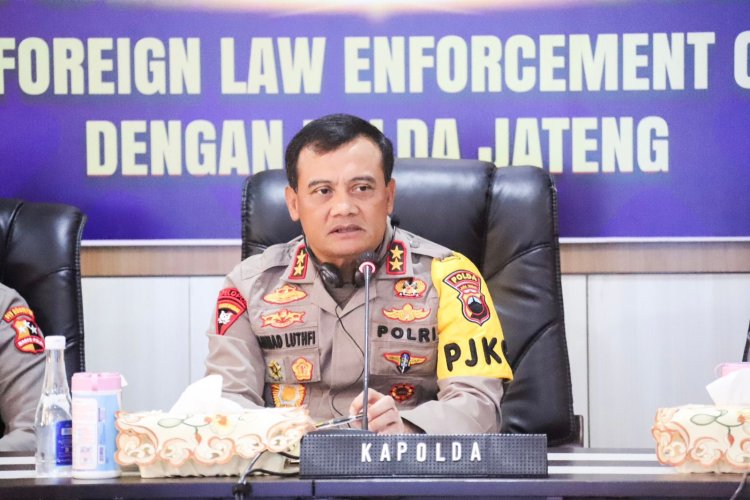 Terima Kunjungan Studi Banding Komunitas Penegak Hukum Internasional, Kapolda Paparkan Program Polda Jateng Hadir dan Cooling System Pemilu