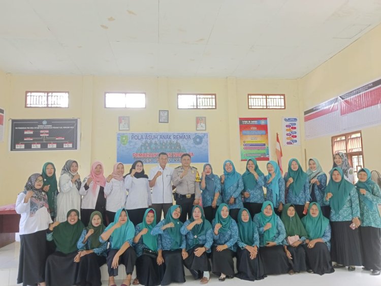 Aiptu Romiyanto Bersama DPAC Geranat Peranap Gerakan Nasional Anti Narkotika Sosialisasikan Narkoba 