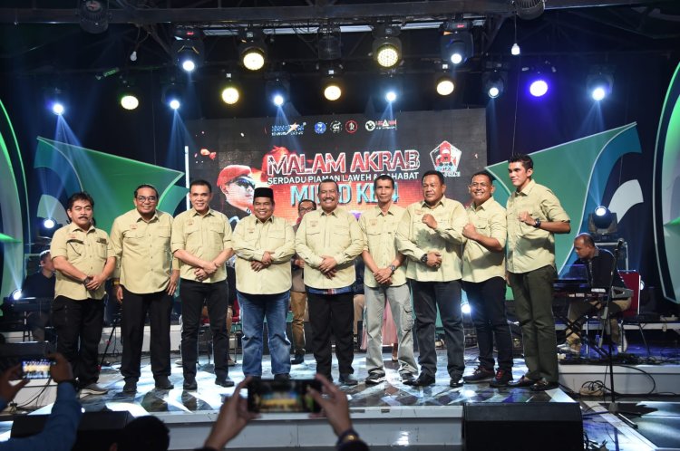 TNI Polri Asal Pariaman Gelar Malam Akrab Bersama Sahabat