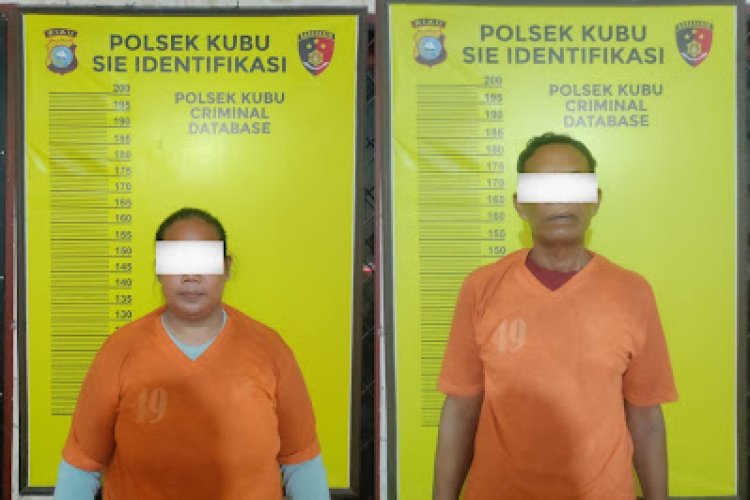 Terima Gadai Sepeda Motor Hasil Penggelapan, 1 Laki laki dan 1 Perempuan Ditangkap Polsek Kubu