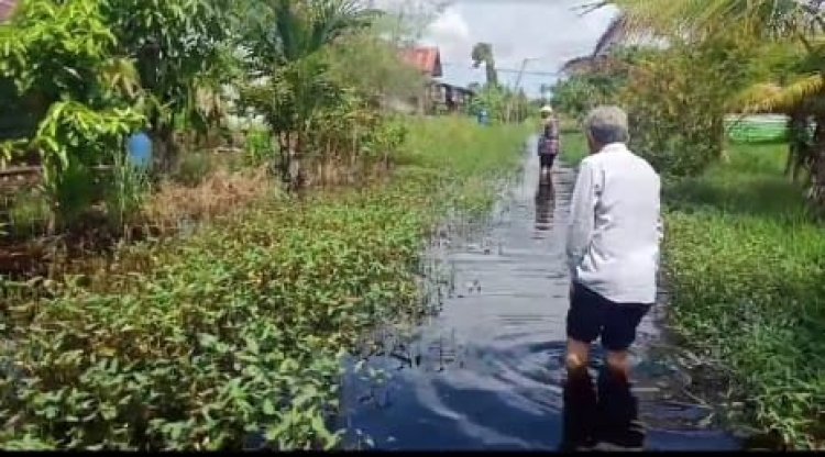 Bupati Afrizal Sintong: Banjir Di Rohil Kiriman Dari Perusahaan