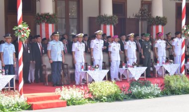 KPPM AAL Hadiri Peringatan Hari Bela Negara ke-75 di Grahadi