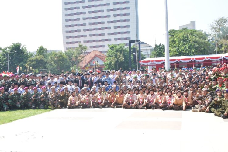 KPPM AAL Hadiri Peringatan Hari Bela Negara ke-75 di Grahadi