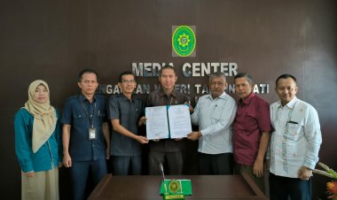 POSBAKUMADIN TANDATANGANI PERJANJIAN KERJASAMA DENGAN PN TANJUNG PATI KABUPATEN LIMAPULUH KOTA