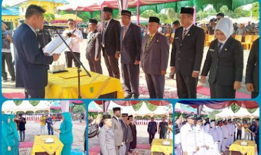Bupati Rohil Afrizal Sintong SIP MSI Untuk 28 Pejabat yang Baru Dilantik