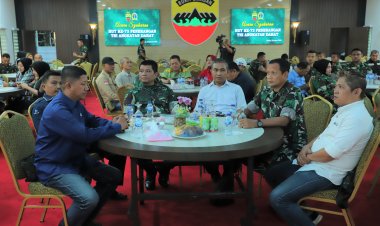 Sinergi Insan Media dan TNI AD Ditingkatkan dalam Syukuran HUT Ke-73 Penerangan