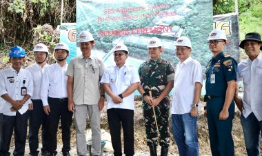 Danrem 132/Tdl Turut Hadiri Acara Peletakan Batu Pertama Proyek Pembangunan Infrastruktur PT. Batujaya Bersama Sejahtera