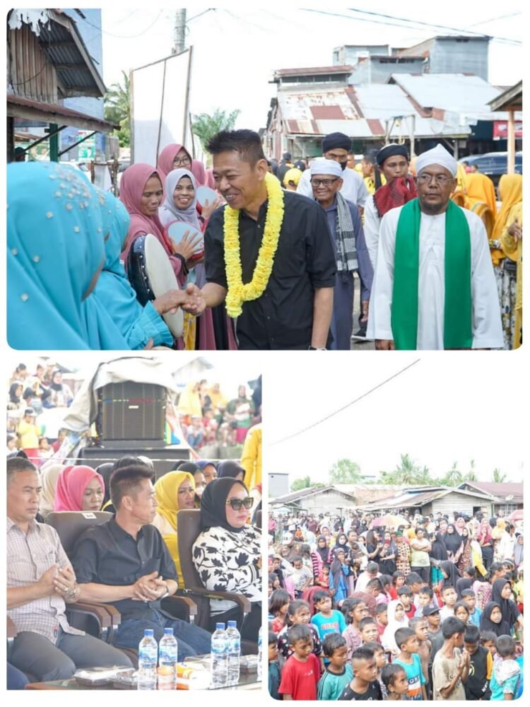 Bupati Rohil Hadiri Hiburan Rakyat di Bagan Barat Ratusan Warga Antusias Menyambutnya Tahun 2024   