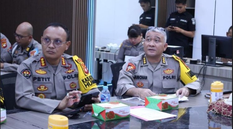 Wakapolda Kalbar Pimpin Kegiatan Anev Operasi Mantap Brata Kapuas 2024 polda Kalbar