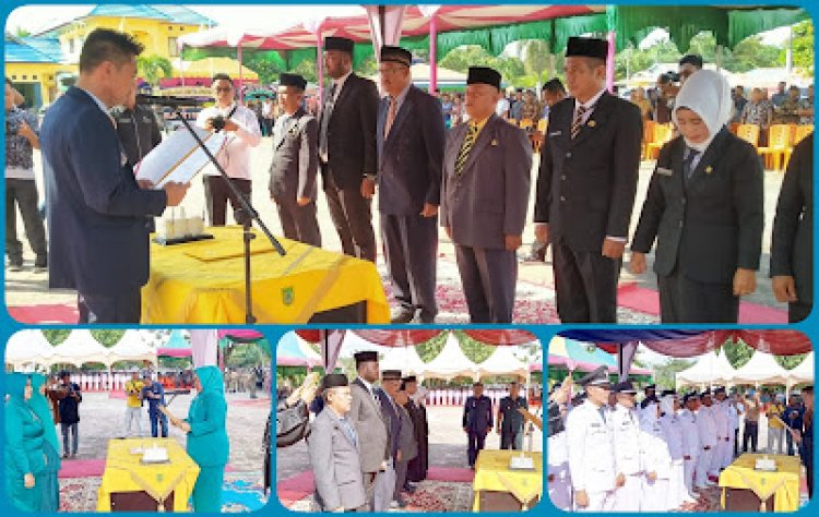 Bupati Rohil Afrizal Sintong SIP MSI Untuk 28 Pejabat yang Baru Dilantik