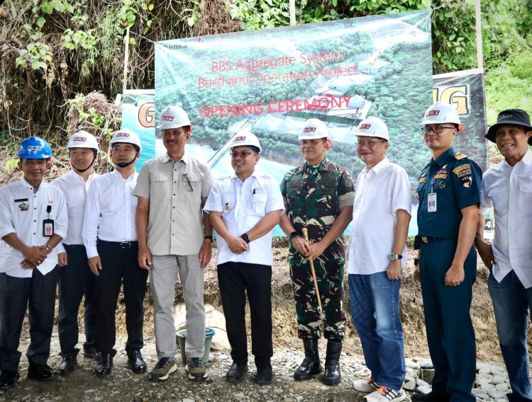 Danrem 132/Tdl Turut Hadiri Acara Peletakan Batu Pertama Proyek Pembangunan Infrastruktur PT. Batujaya Bersama Sejahtera