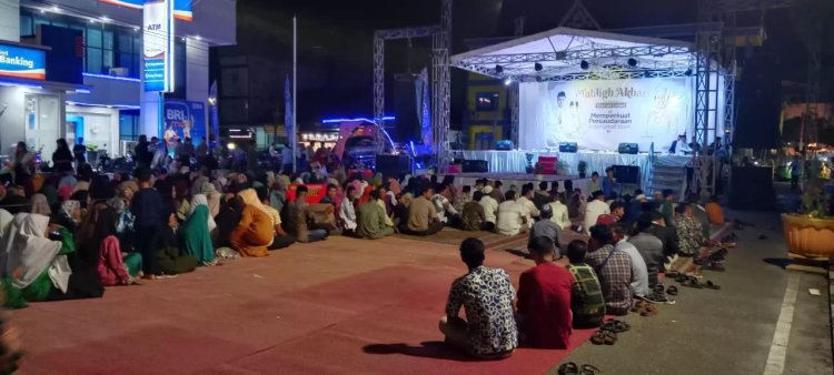 Polsek Bangko Polres Rohil Mendeploy 100 Personil untuk Menjaga Keamanan Tabligh Akbar Ust. Das'at Latief di Bagansiapiapi