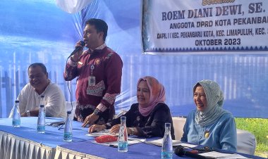 Anggota DPRD Pekanbaru Roem Diani Dewi Sosialisasikan Perda Bantuan Hukum untuk Masyarakat Tidak Mampu