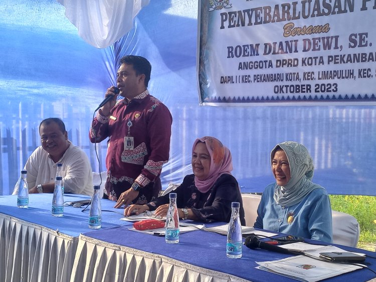 Anggota DPRD Pekanbaru Roem Diani Dewi Sosialisasikan Perda Bantuan Hukum untuk Masyarakat Tidak Mampu