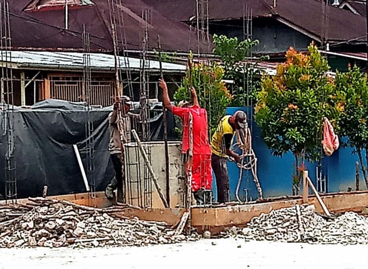 KSOP Kelas IV Bagansiapi-Api Membangun Pos Jaga Menjelang Bulan Suci Ramadhan 1445 H