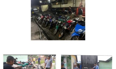 Sukses: Polsek Bangko Amankan Tujuh Unit Sepeda Motor dari Rumah Penadah