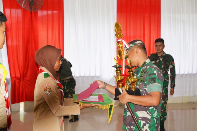 Kodim 1710/Mimika Raih Piala Lomba Saka Bhayangkara 3 lewat Pramuka Saka Wira Kartika