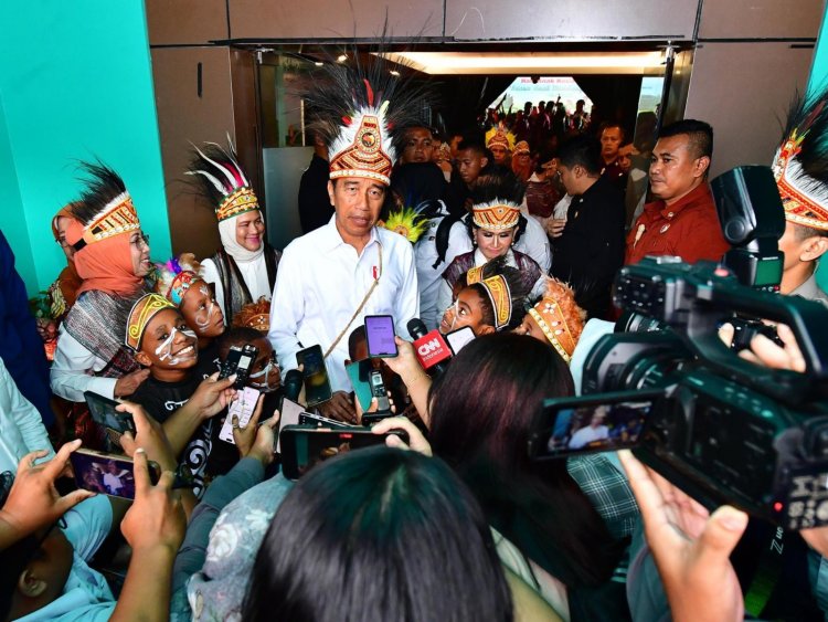 Panglima TNI Dampingi Presiden Joko Widodo pada Puncak Peringatan Hari Anak Nasional ke-40