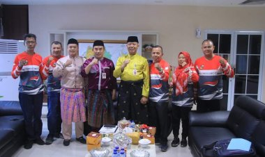 Sekda Indra Pomi Terima Kunjungan NPC Pekanbaru Jelang Peparnas 2024