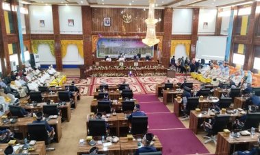 Paripurna Istimewa Hari Jadi ke-25 Kabupaten Rohil di DPRD Rokan Hilir