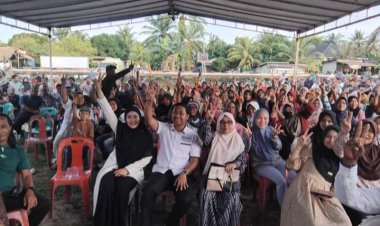Kampanye Dialogis Paslon Bijak Kompak: "Emak-Emak Sintong Makmur Kompak Inginkan Perubahan