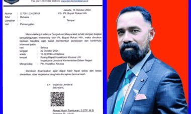 Yayasan KPK TIPIKOR Kritisi Mutasi PJs Penghulu di Rokan Hilir oleh Plt Bupati H. Sulaiman