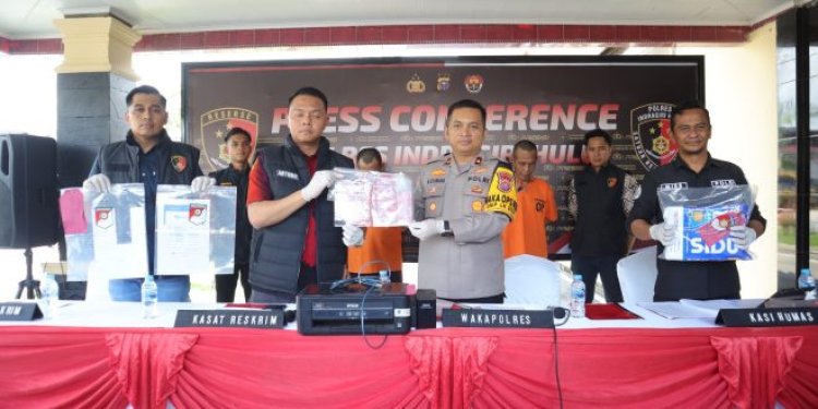 Awas Uang Palsu! Polres Inhu Gelar Jumpa Pers, Masyarakat Diminta Berhati-hati Menjelang Pilkada