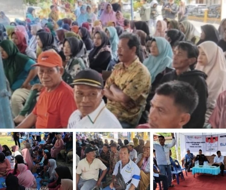 Ribuan Masyarakat Meriahkan Kampanye Dialogis Pasangan BiJaK di Simpang Kanan