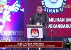 DEBAT PERTAMA PILKADA KOTA PEKANBARU BERLANGSUNG LANCAR