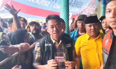 Program Paket Sembako Murah ASSET Menyentuh Masyarakat di Kampanye Pilkada Rohil 2024