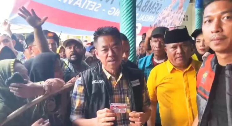 Program Paket Sembako Murah ASSET Menyentuh Masyarakat di Kampanye Pilkada Rohil 2024