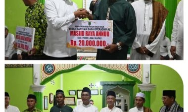 Safari Ramadhan di Panipahan: Wabup Jhony Charles Serahkan Bantuan untuk Rumah Ibadah dan Prioritaskan Infrastruktur