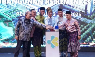 Ground Breaking RS Vertikal Riau, Menkes Targetkan Saingi RSCM
