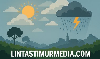 BMKG: Riau Berawan, Waspada Hujan Petir 17 Juni 2025