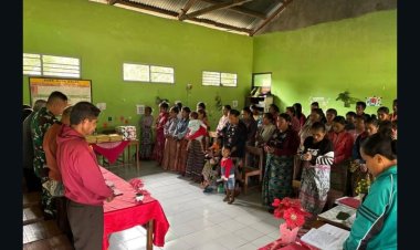 TNI Yonarhanud 15/DBY Apresiasi Siswa Berprestasi di Perbatasan