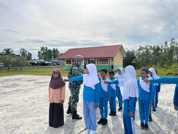 TNI Ajar PBB dan Wawasan Kebangsaan, Siswa SD di Fakfak Semangat Belajar