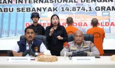 Polda Riau Gagalkan Penyelundupan 14,87 Kg Sabu ke Sumbar