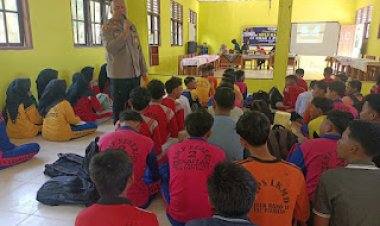 Kapolsek Bangko Edukasi Pelajar soal Narkoba, Judi Online, dan Kenakalan Remaja