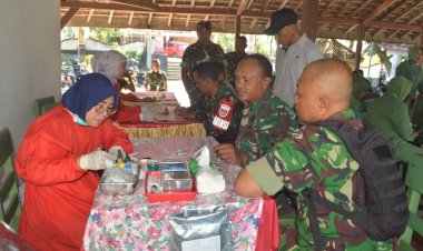 TMMD Boyolali Gelar Donor Darah, TNI dan Warga Bersatu untuk Kemanusiaan