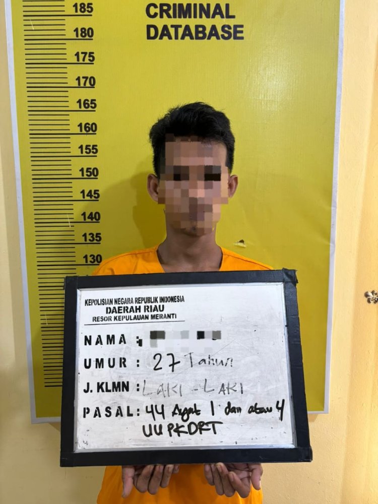 Polres Meranti Tangkap Suami Pelaku KDRT di Selatpanjang