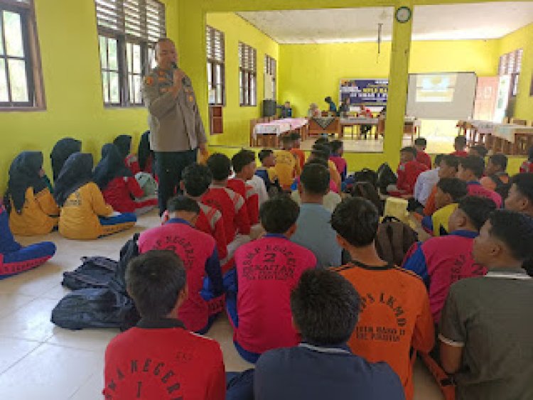 Kapolsek Bangko Edukasi Pelajar soal Narkoba, Judi Online, dan Kenakalan Remaja