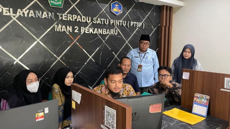 Kemenag Pekanbaru Sosialisasikan Aplikasi Srikandi di Dua MAN