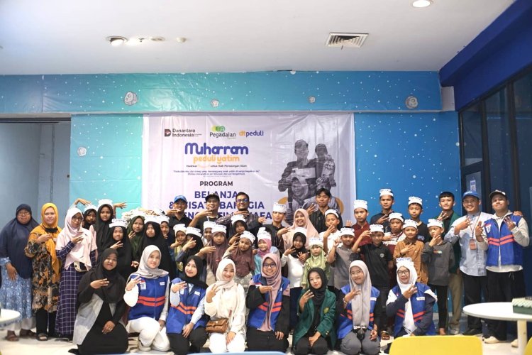 Pegadaian Syariah & DT Peduli Riau Bahagiakan Yatim Dhuafa