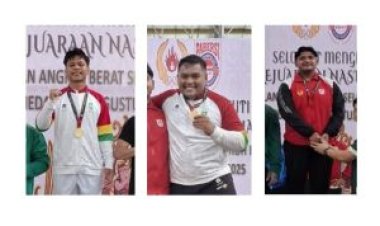 Unilak Raih 3 Emas Angkat Berat Nasional, Hadiah HUT Riau ke-68