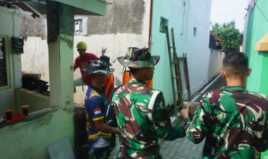 Progres Rehab RTLH TMMD ke-125 Kodim Surakarta Capai 75 Persen