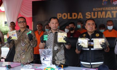 Polda Sumut Bongkar 603 Kasus Narkoba, 829 Tersangka Ditangkap & 473 Kg Sabu Disita