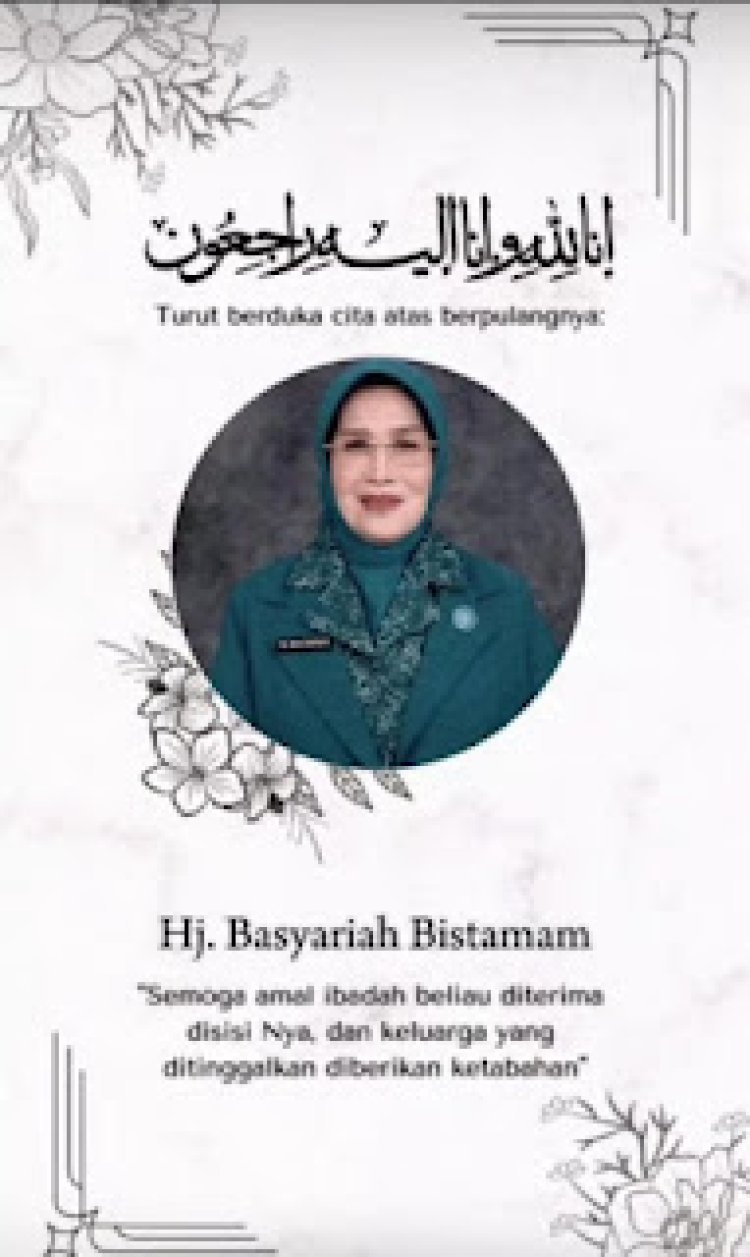 Istri Bupati Rokan Hilir Hj. Basariah Wafat di Pekanbaru